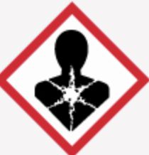 GHS8 symbol -- Respiratory sensitization, category 1